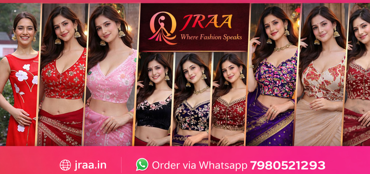 JRAA Fashion — designer blouse, kurti, saree and shirts